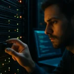 Workbench view of configuration vulnerabilities in an AI lab network