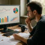 LLM training efficiency dashboard with power data and accelerator workload charts